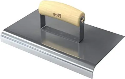 Productafbeelding van Betonschaaf 25,4 cm x 15,4 cm - Roestvrij staal met houten handvat