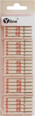 Produktbild von 50 Universal-Nähmaschinen-Nadeln – Flachkopf 130R/705H, verschiedene Größen