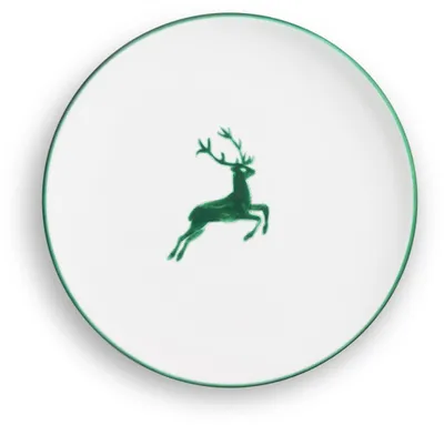 Immagine prodotto di Gmundner Vetroceramica Verde Piatto da Cena Tazza (Ø 25 cm)
