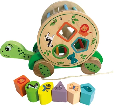Image de Tortue huit formes en bois