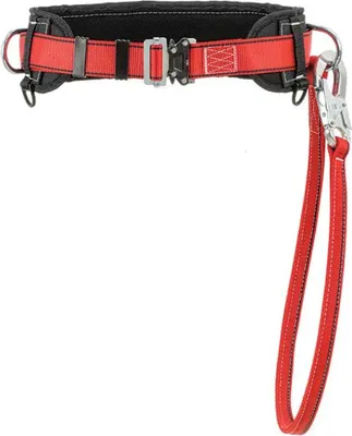 Produktbild von Lalizas Feuerwehrgurt Mit Halteseil Rot Rot One Size