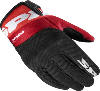 Produktbild von Spidi Flash-KP Motorrad Handschuhe Farbe: Schwarz/Rot, Grösse: S