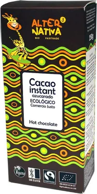 CZEKOLADA DO PICIA FAIR TRADE BEZGLUTENOWA BIO 250 g - ALTERNATIVA3