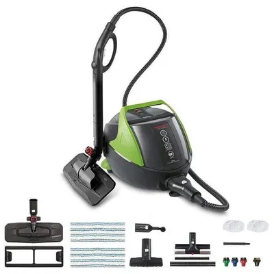 Immagine prodotto di POLTI VAPORETTO Pro 95 Turbo Flexi - Multi-surface Steam Cleaner - 1100 W - 1.3 L - Black / Green