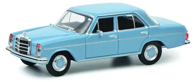 Modellauto Mercedes-Benz -/8 (200D) blau 1:64