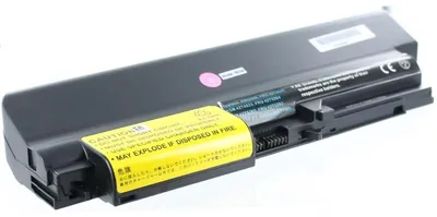 Produktbild von Akku für Lenovo ThinkPad T400 (2768) Li-Ion 10,8 Volt 6600 mAh schwarz.