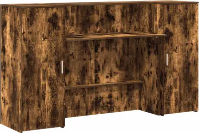 Obrázek produktu pro Recepční stůl kouřový dub 180x50x103,5 cm kompozitní dřevo