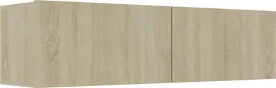 Image de vidaXL Armoire TV Chêne Sonoma 120x30x30 cm Bois composite