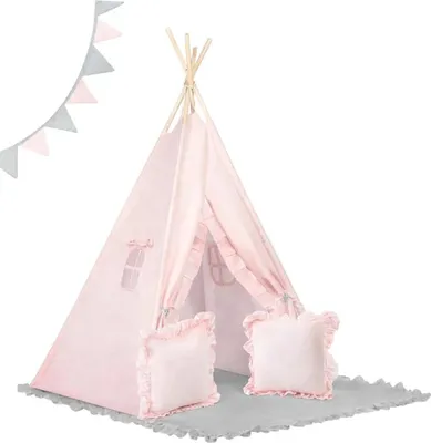 Obrázek produktu pro Nukido NK-406 Dětské teepee  - světle růžové