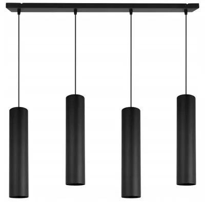 Produktbild von Moderne Deckenhängelampe Schwarze Led-Lampe