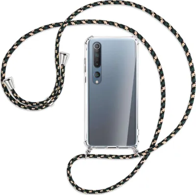 Produktbild von Handykette Backcover-Schutzhülle mit Band (Metall silberfarben) für Xiaomi Mi 10 (Pro) - camouflage