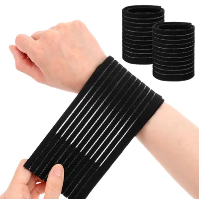 Produktbild von Handgelenkbandage Sportbandage - Verstellbar - Atmungsaktiv - 2er Set - Für Fitnessstudio und Tennis