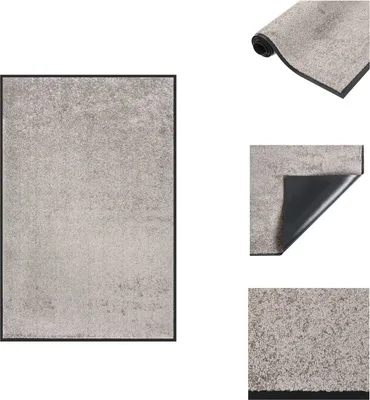 Immagine prodotto di vidaXL Zerbino 80x120 cm Grigio - Zerbini