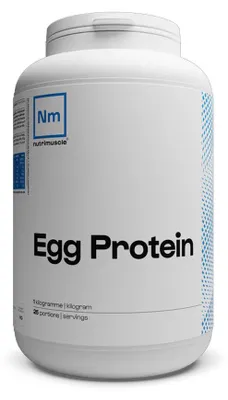Image de Protéines d'œuf - Nutrimuscle - Egg protein (1kg) - Saveur Neutre