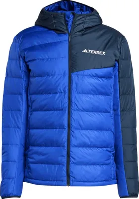 Produktbild von Adidas Herren Jacke JD8395 mit Kapuze, klassisches Design, Blau, Ganzjährig