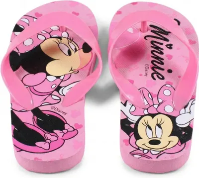 Produktbild von Disney Minnie Maus Kinder Flip Flops Latschen Zehentrenner – Rosa / 27/28