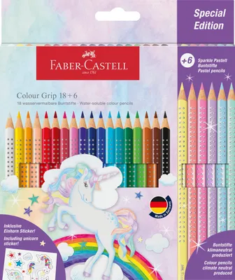 Produktbild von Buntstift Colour Grip Einhorn 18+6