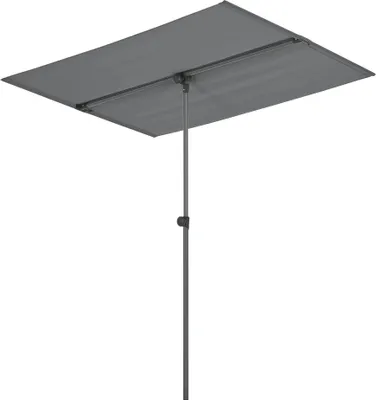 Image de In And OutdoorMatch Parasol 360° Abigail - 120-200x180x130 cm - Gris - Protection UV