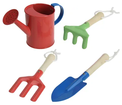 Immagine prodotto di Set di 5 attrezzi da giardino per bambini