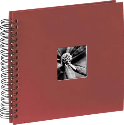 Produktbild von Hama Fine Art Spiral rot 28x24 50 schwarze Seiten 90149