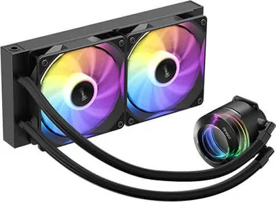 Produktbild von Antec Vortex Lum 240 ARGB, Flüssigkeitskühlung, 12 cm, Schwarz