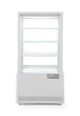 Obrázek produktu pro Hendi 233627, Chladicí vitrína, Stojací, Bílá, Nerezová ocel, Kov, Pravý