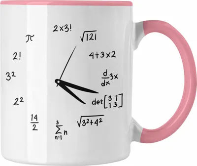 Produktbild von Trendation - Tasse für Mathematiker Lustiges Geschenk für Mathelehrer Mathematik-Fans (Rosa)