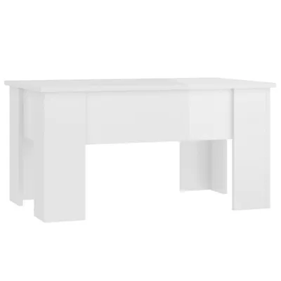 Produktbild von Couchtisch Hochglanz-Weiß 79x49x41 cm Holzwerkstoff