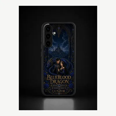 Productafbeelding van Samsung S25 hoesje, telefoonhoesje, beschermhoesje, case met een drakenmotief – LUNØIR ©