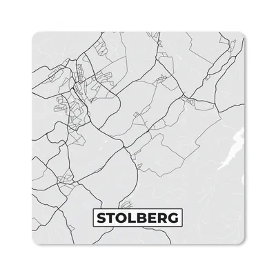 Produktbild von MuchoWow® Mauspad Mousepad Stadtplan - Stolberg - Karte - Deutschland - Karte 30x30 cm - Mousepads - Maus Mat - Pad - Mausunterlage - Gaming