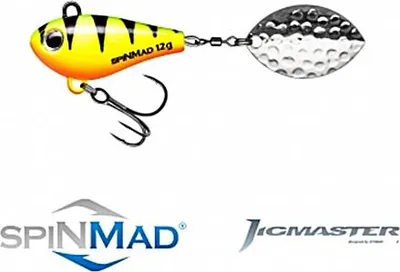 Produktbild von SpinMad Jigmaster 12g Jigspinner - Bleikopf Spinner, Farbe Lieblingsköder:Firetiger