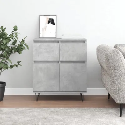 Obrázek produktu pro vidaXL Příborník betonový šedý 60x35x70 cm odvozený výrobek ze dřeva