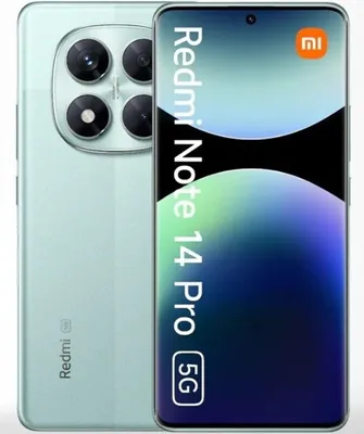 Zdjęcie produktu dla Xiaomi Redmi Note 14 Pro 5G 16,9 cm (6,67") Dual-SIM USB Typ-C 8 GB 256 GB 5110 mAh Grün