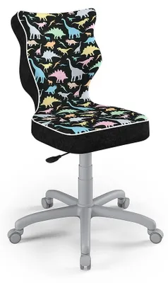 Zdjęcie produktu dla Krzesło Wzrostowe Dla Dzieci I Młodzieży, Ergonomiczne Krzesło Do Biurka, Dla Osób O Wzroście 159-188 Cm, Kolor: Szary, Model: Storia 30