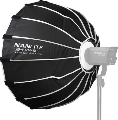 Zdjęcie produktu dla Nanlite Forza 60, Srebrny, Czarny, 55,9 cm, 304,8 mm