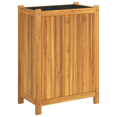 Obrázek produktu pro Zahradní truhlík s vložkou 54x31x75 cm masivní akáciové dřevo