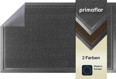 Produktbild von Primaflor Schmutzfangmatte BLITZ 3D Anthrazit 40x60cm - 2 Farben - Strapazierfähige Türmatte, Rutschfeste Sauberlaufmatte, Fußmatte