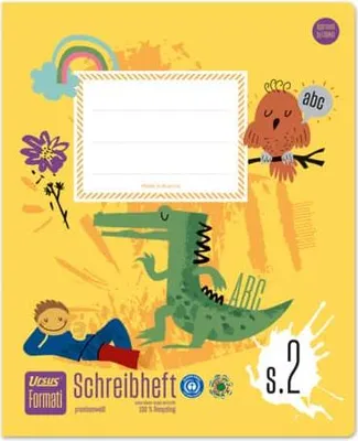 Produktbild von Formati S.2, Liniertes Papier, Gelb, 20 Blätter, 19,5 cm, 24 cm, Junge/Mädchen