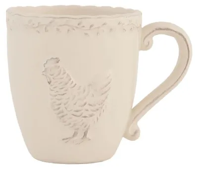 Produktbild von Clayre & Eef Tasse 225 ml Beige Keramik Huhn