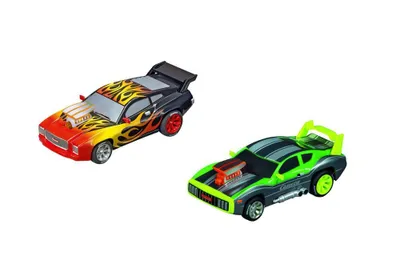 Produktbild von deaL-Toys Bundle Carrera GO!!! / GO!!! Plus - Satz Auto - Muscle Car Flame + Muscle Car Green
