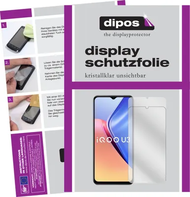 Produktbild von 2x Schutzfolie für Vivo Y52s klar Displayschutzfolie Folie Display Schutz dipos
