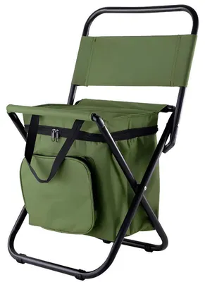 Immagine prodotto di Verk 01681 Sedia pieghevole da campeggio con borsa termica verde