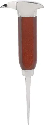 Produktbild von Eisbrecheisen aus Edelstahl mit Holzgriff | 17 cm lang | Schnelles Eisbrechen | Küchenhelfer.