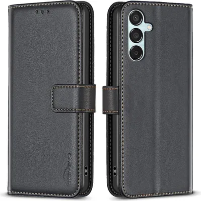 Produktbild von Samsung Galaxy M15 Hülle - BINFEN Klapphülle - Schwarz
