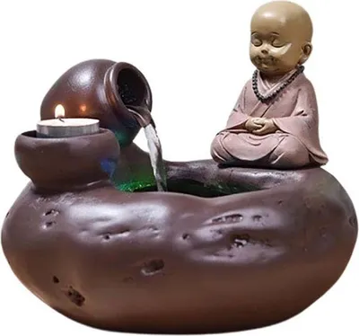 Produktbild von Zimmerbrunnen aus Kunstharz Buddha Medina
