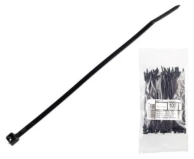 Immagine prodotto di Fascette stringicavo/15 cm/2,5 mm/100 pezzi/Nero