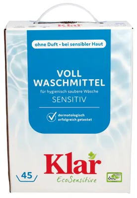Productafbeelding van Langdurig Gebruik Waspoeder 2,475 kg – Hypoallergeen Wasmiddel met Wasnoten Extract voor Frisse Reiniging van Witte en Gekleurde Wasgoed
