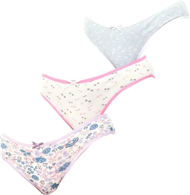 Immagine prodotto di Kisses&Love confezione da 3 mutandine da donna in cotone KL10000
