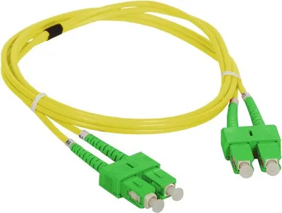 Image de Câble patch SM duplex SC/APC 1m ALANTEC jaune