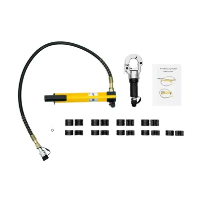 Produktbild von Hydraulische Crimpzange, 6T Druckkraft, 113 cm Schlauchlänge, Gelb